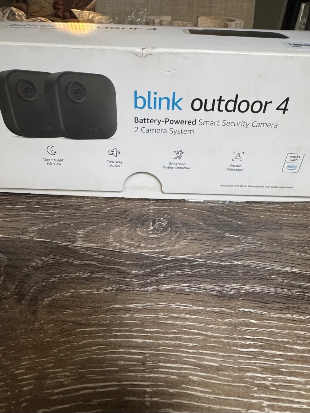 Blink Outdoor 4 Wireless Security Camera System - Black (2 Camera)